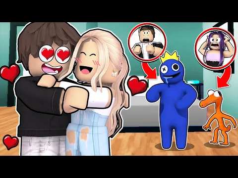 pretending to be RAINBOW FRIENDS to SPY on ODERS! (Brookhaven RP)