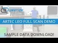 Artec Leo Full 3D Scanning Demo w Sample Data