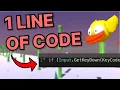 I made a game in one line of code