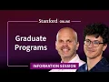Information Session Stanford Graduate Degrees Certificates and Courses I 2025