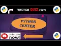Python Function Quiz Part 1 Python Center PC Python Programming