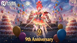 Moba Legends 5v5 π₯ | 9 Anniversary ππ₯³ | NEW UPDATE | #mobalegends5v5 #2025MobaAnniversary