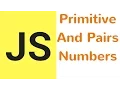 JavaScript Tutorial - Get Primitive And Pairs Numbers From An Array In JS with source code