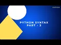 Part - 3 python syntax Smart Study with AI
