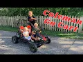 Coleman KT196 Two Seat Go Cart - Driving and Review