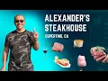 Alexander s Steakhouse dinner