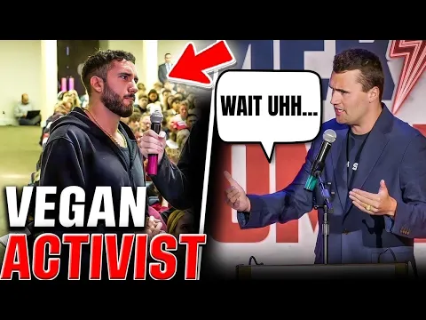 Charlie Kirk DESTROYED By Vegan in Debate! (VIDEO DELETED)