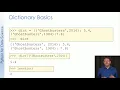 36 Dictionaries in Python