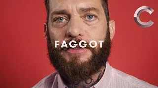 faggot gay men one word cut