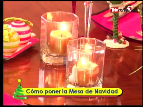 Cómo poner la mesa de Navidad