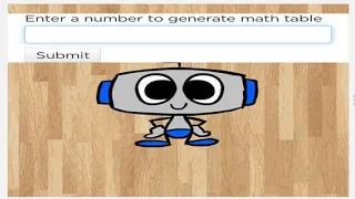 Math Table generator in play lab of code org