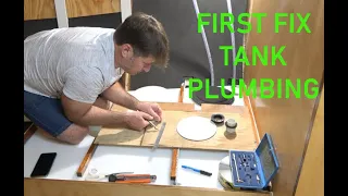Building my steel sailing yacht Ep.87 Water Tank Plumbing 👨‍🔧 (pt.2)