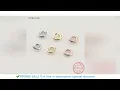 10pcs Genuine Real Pure Solid 925 Sterling Silver Open Jump Rings Split Ring Rose Gold Connector Jew