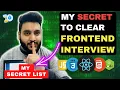 TOPICS to crack Frontend Developer Interview javascript interview questions and answers