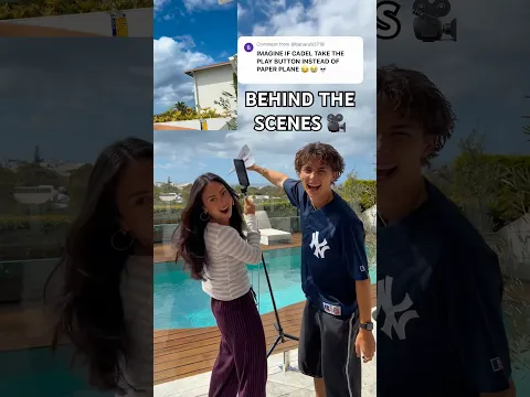 BEHIND THE SCENES ✈️🤣