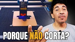 Será que a sua gravadora laser veio com defeito?