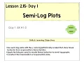 2 15-A Semi Log Plots
