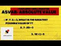 Asvab - Absolute Value