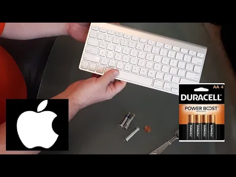 Download MP3 How Replace Wireless Keyboard BATTERIES Apple IMac (a1314 a1255 a1644 a1016 Macbook Battery Located)