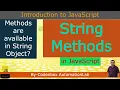 JS - Part 14 String Methods and Properties are in JavaScript