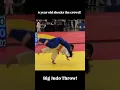 Young Judoka Yuchen Xing throws a stunning Ippon Seoi Nage in competition for the full point