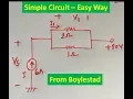 How to solve Simple DC Circuit Boylestad Example 8 3