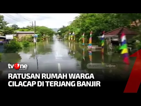 Cilacap Diguyur Hujan Deras, Banjir Genangi Belasan Rumah dan Sawah