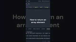 How to access an array element in JavaScript