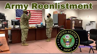 Reenlisting In The Army My Reenlistment Ceremony