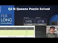 N Queens Puzzle Solved EUREKA February Long 2022 Codechef CodePlayJatin Jatin Sharma