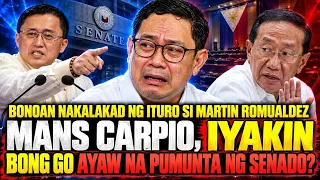 MANS CARPIO IYAKIN, BONG GO AYAW NG PUMUNTA SA SENADO? | SARA TARANTA NA , BALIGOD 14 KARGADORS