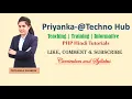 Constants Introductions and method to define in PHP Tutorial in Hindi Priyanka- Techno Hub