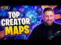 LIVE Showcasing Top Fortnite Maps with Creators
