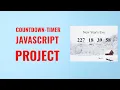 Countdown Timer JavaScript Projects Day 1 of 50 days Projects