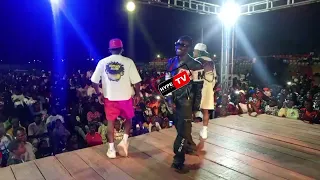 fancy gadam omario ck u0026 ras tee performances at ras tee concert at walewale sports stadium 