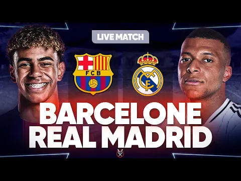 Video Thumbnail: 🔴 BARCELONE - REAL MADRID LIVE / 🔥LE CLASICO EN FINALE !! / 🏆FINALE DE SUPER COUPE D'ESPAGNE !!