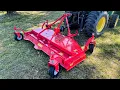 HEAVY DUTY FINISH MOWER 8 WIDE 5 BLADES SOLID RUBBER TIRES