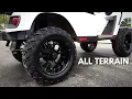 14 Vampire BLACK Golf Cart wheels and 23 All Terrain Golf Cart Tires Combo