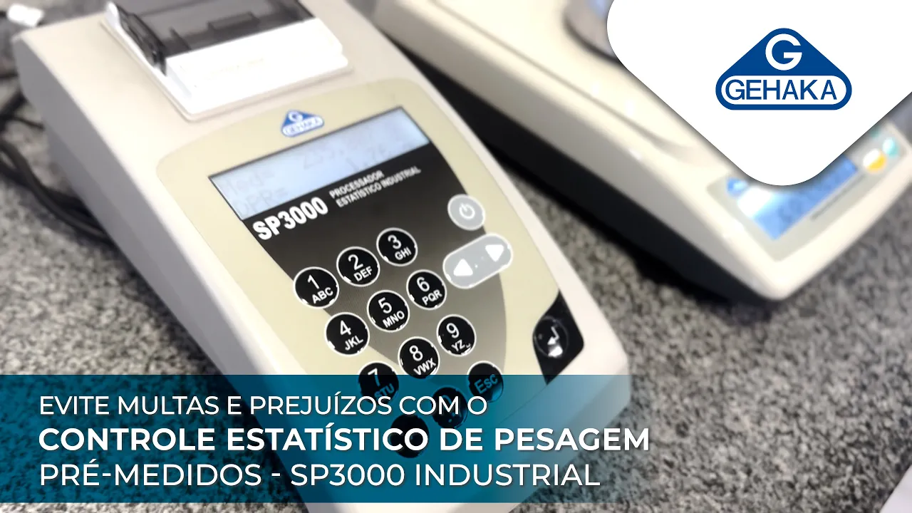 Video de demonstração do - pré-medidos SP3000 INDUSTRIAL