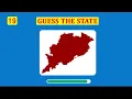 Guess The Indian States By Maps Indian States Quiz