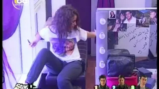 خناقة ليان ونينا ستار اكاديمي 