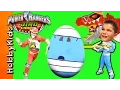 Download Lagu Giant POWER RANGERS Surprise Egg Adventure with Dino Charge Toys