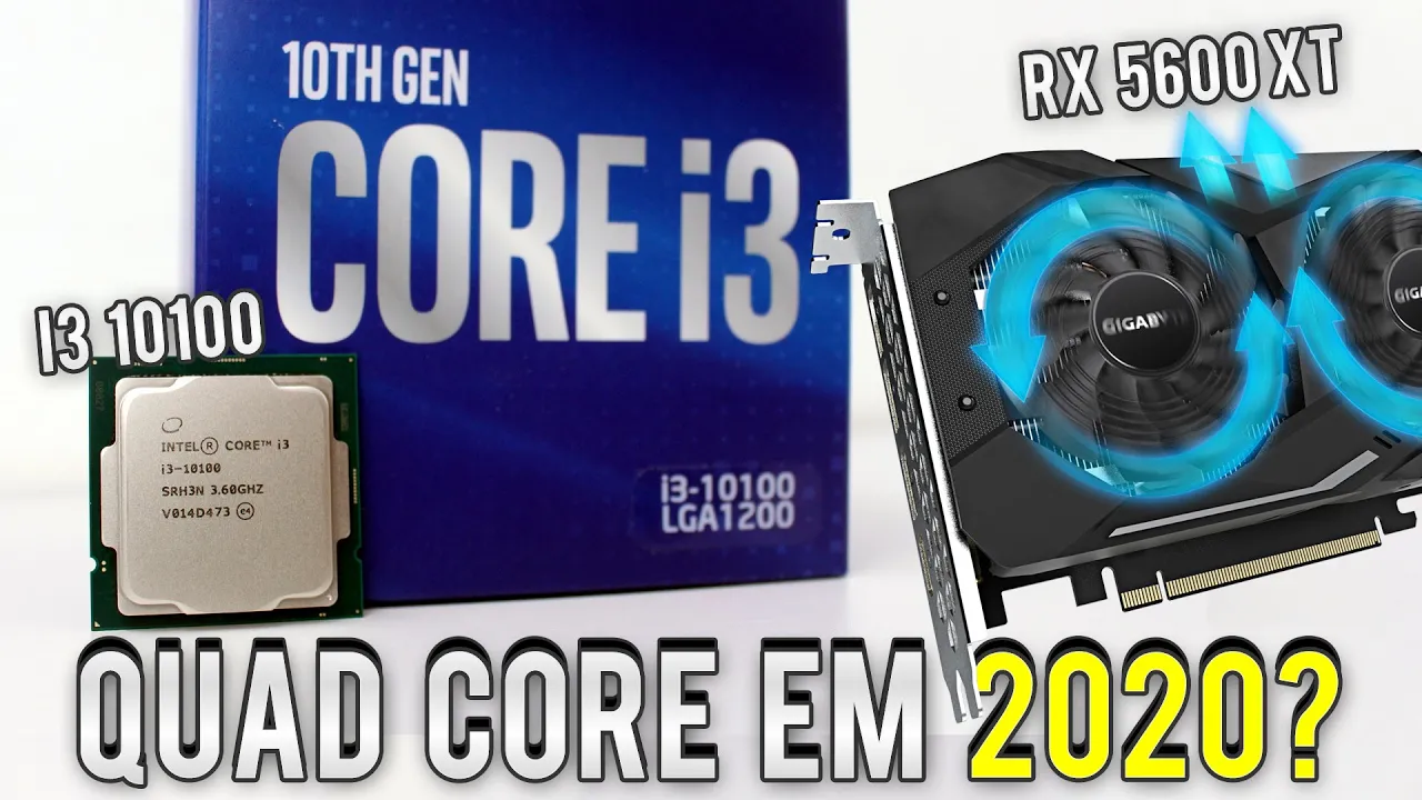 Quad Core em 2020: Core I3 10100 encara bem os games? Teste BF5, Cod Warzone, Red Dead 2, AC Odyssey