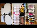 SpaceAid 7 Tier Spinning Shoe Rack Assembly Demo Review