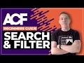 Advanced Custom Fields Elementor Pro Search Filter Tools