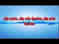 03 - php syntax php echo function php print function