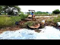Download Lagu Completed Awesome Project by Bulldozer and Trucks Pushing Rock removed Wastewater from​​ the factory