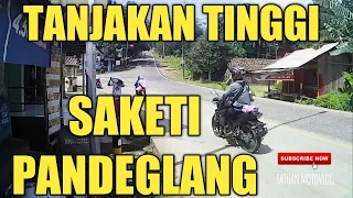 tanjakan tinggi di daerah saketi pandeglang banten motovlog banten tanjakan