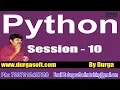 Python Programming Online Training by Durga Sir On 19-09-2018 6PM
