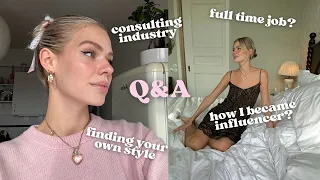 Q A how I became influencer finding your own fashion style working in consulting etc
